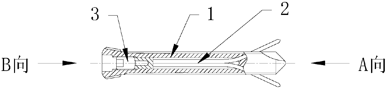 Square-pole screw