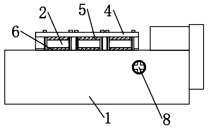 Double-sided cooling structure for vehicle-mounted inverter