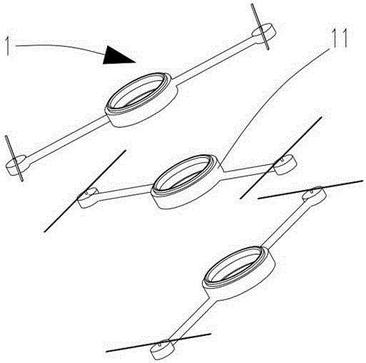 Multi-rotor aircraft and airframe and extension module of multi-rotor aircraft