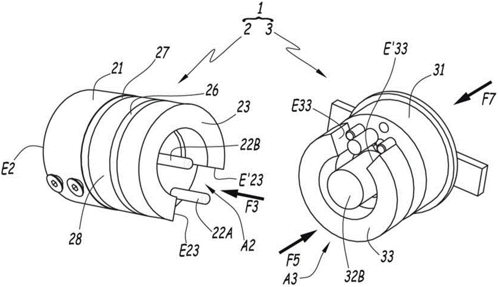 Electric connector set