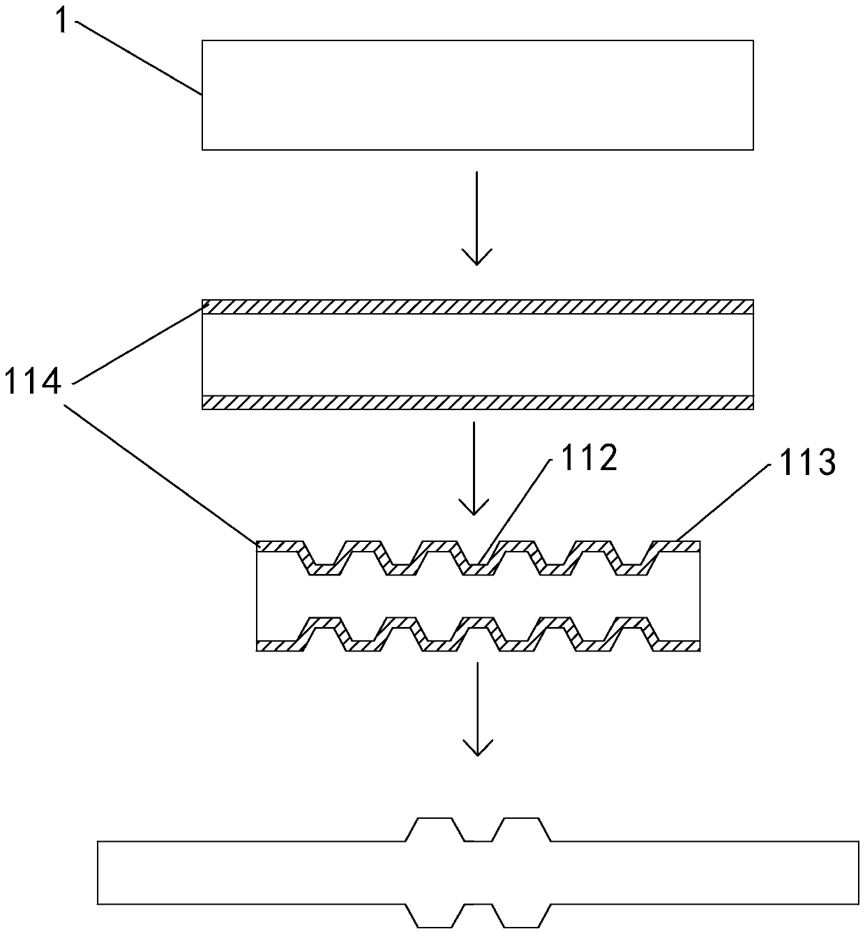 Roller press forming method of low-plastic alloy ultra-large deformation thin-wall pipe