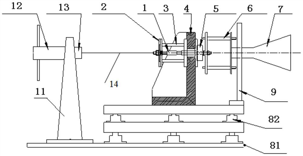 Integrated device and method for attitude control engine thrust measurement and in-situ calibration