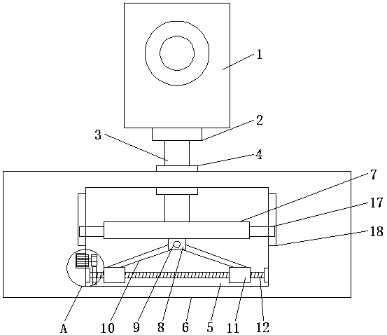 Intelligent monitoring camera device with height conveniently adjusted