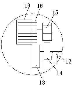 Intelligent monitoring camera device with height conveniently adjusted