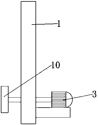 Push-pull decorative material unloading mechanism