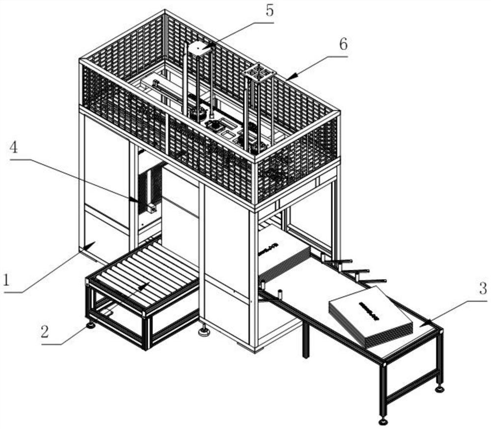 E-commerce logistics article packaging device