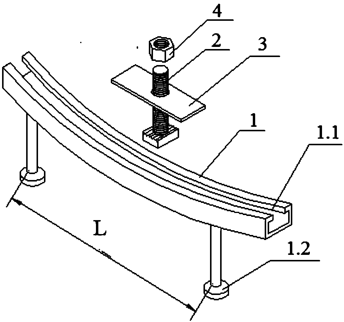 Method for improving pre-buried-channel peripheral-concrete peeling drawing force and anchor device