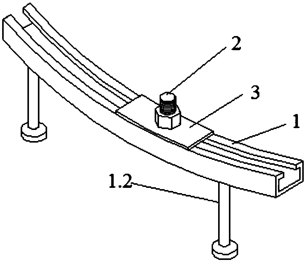 Method for improving pre-buried-channel peripheral-concrete peeling drawing force and anchor device