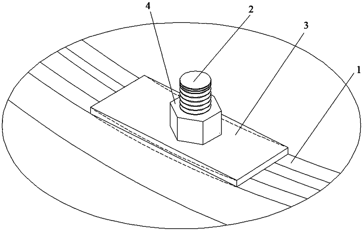 Method for improving pre-buried-channel peripheral-concrete peeling drawing force and anchor device