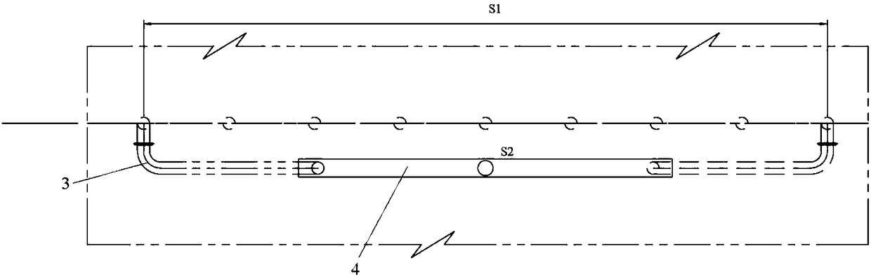 Rock debris single-point marine discharge system and application method thereof