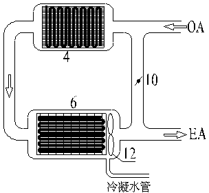 System and method for preventing air source heat pump water heater from frosting by using solid dehumidification