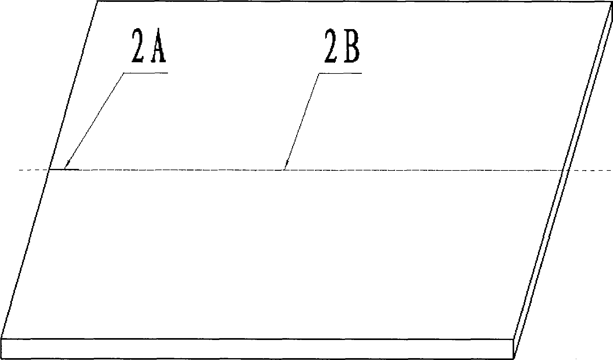 Cutting method of fragile material substrate