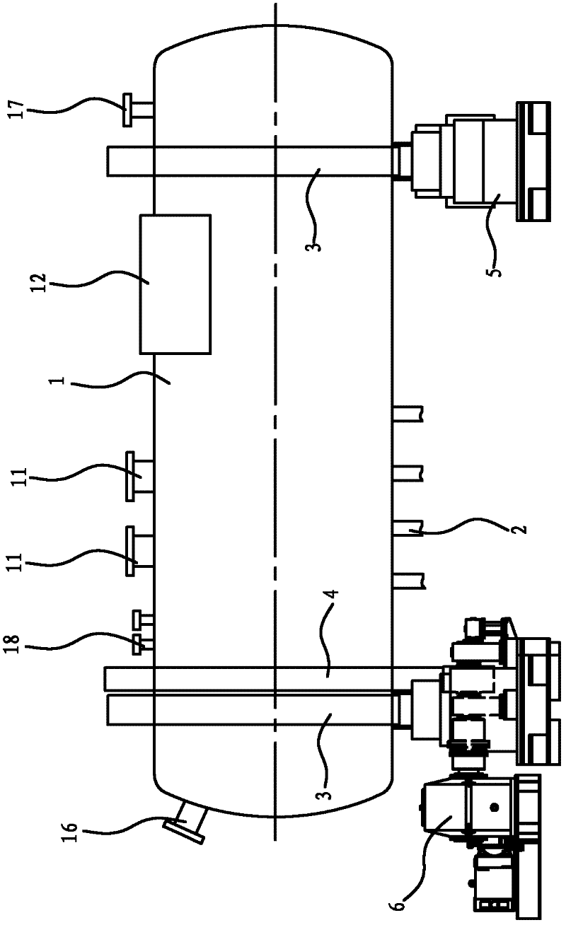 Oxygen-enriched bottom-blown matte smelting furnace and oxygen-enriched bottom-blown matte smelting technology