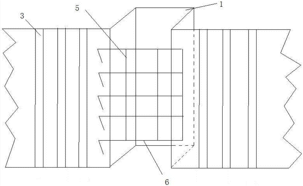 Fairing for nonmetal expansion joint expansion gap