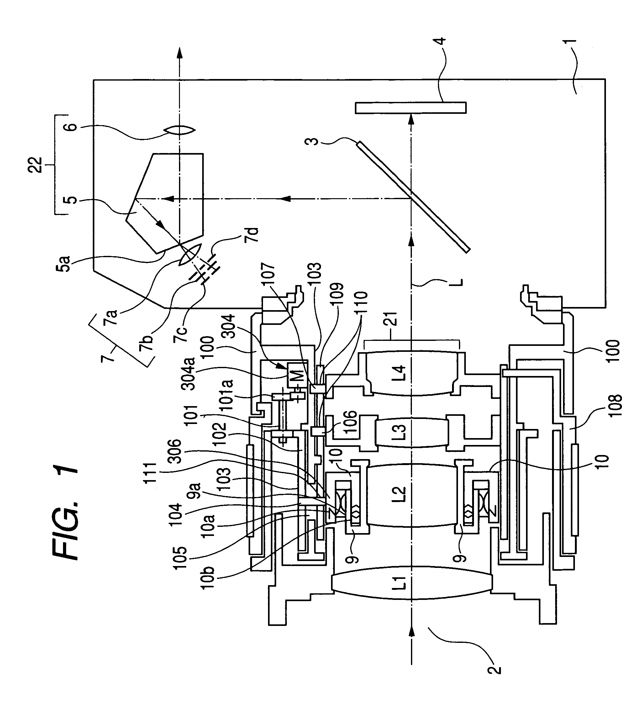 Detachable lens apparatus, camera system and camera for accurate automatic focusing using two driving mechanisms