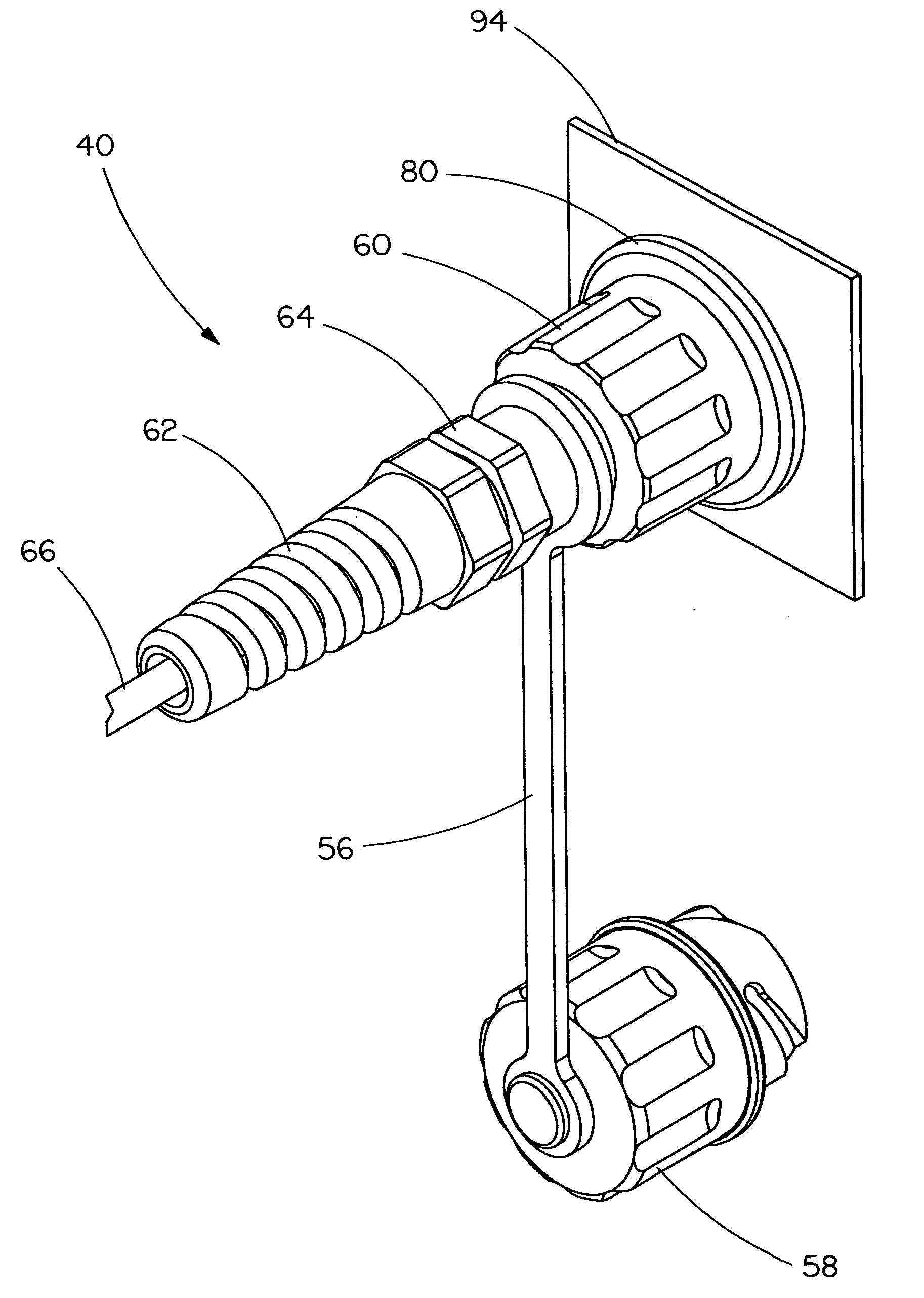 Fiber optic industrial connector