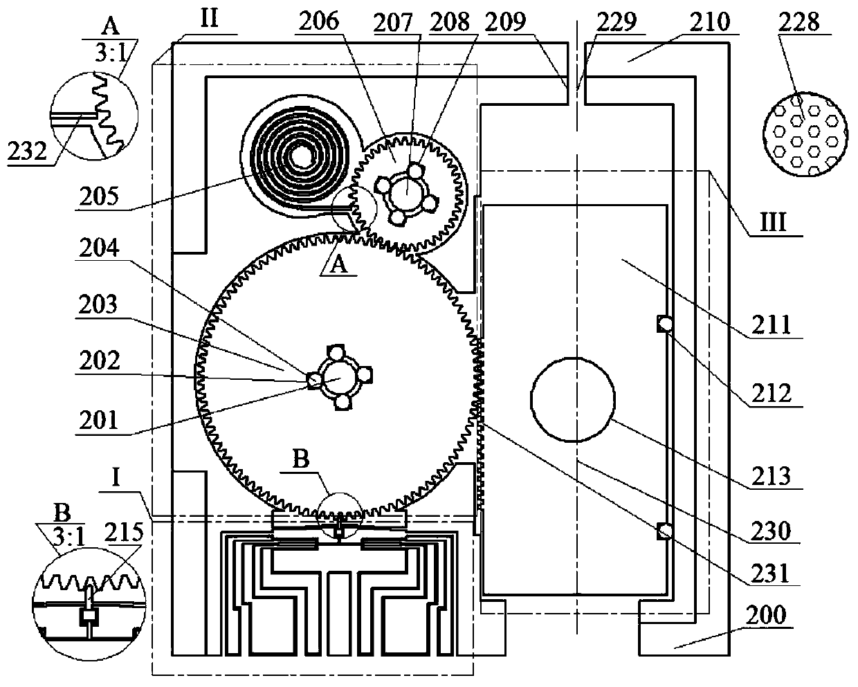 Bistable MEMS security device with inertia delay function