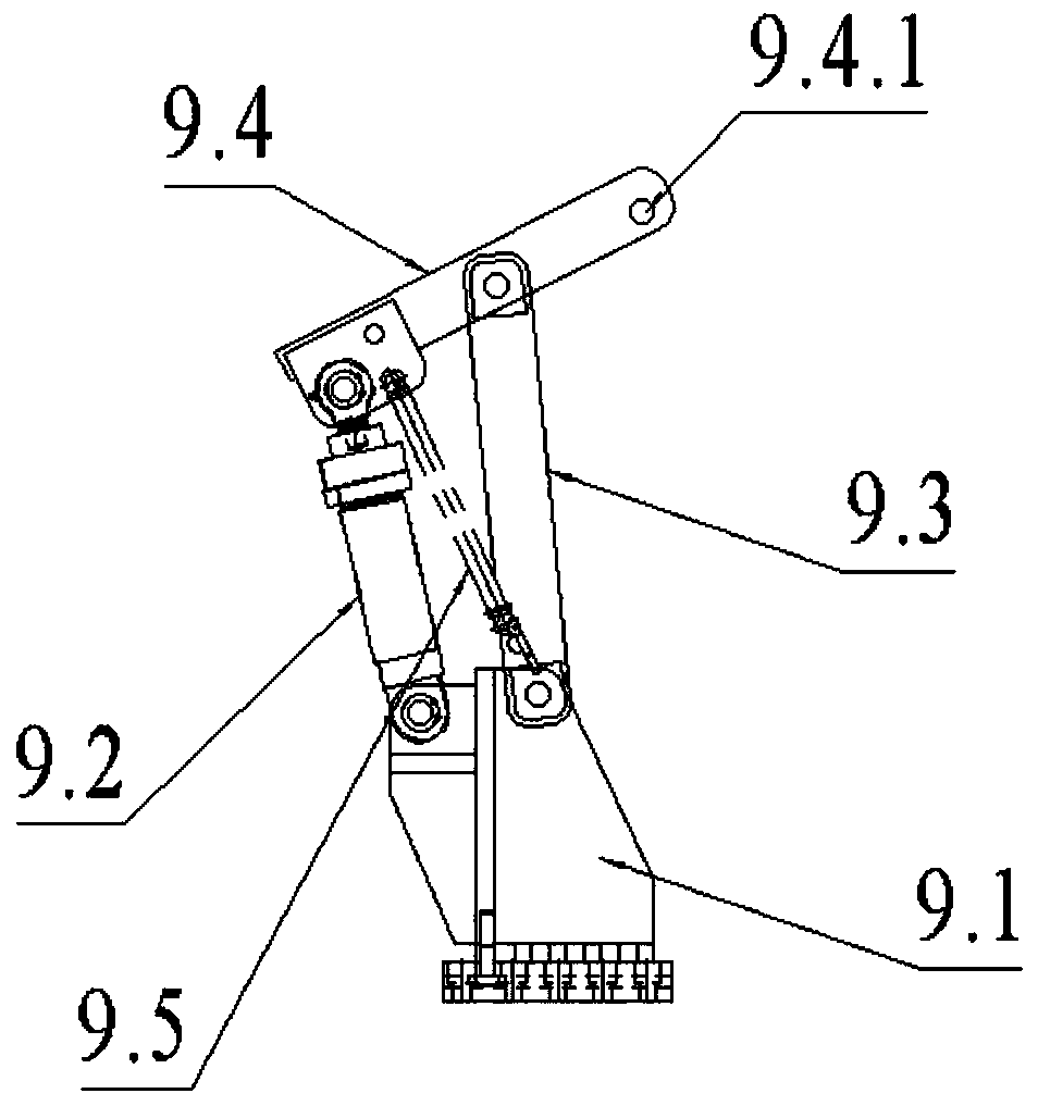 Four-column guide vacuumizing pressurizing vibration forming machine