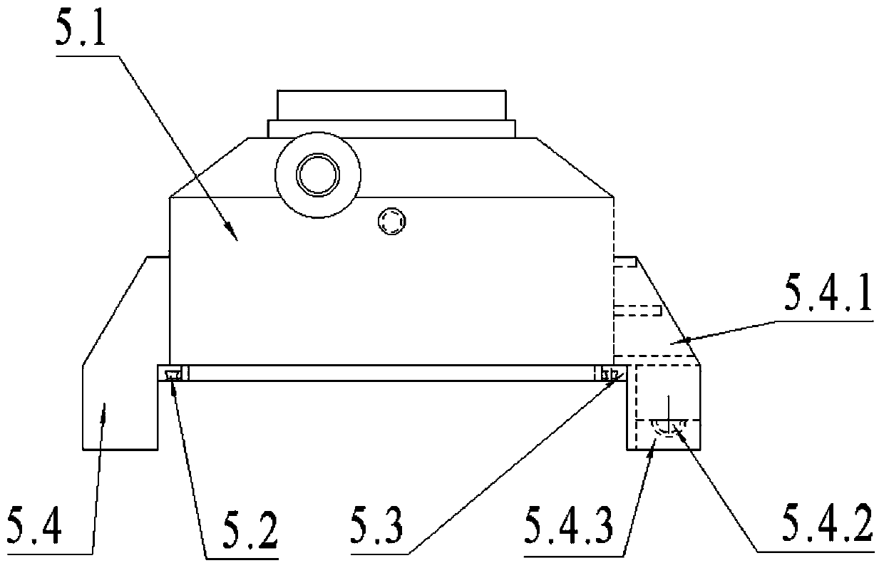 Four-column guide vacuumizing pressurizing vibration forming machine