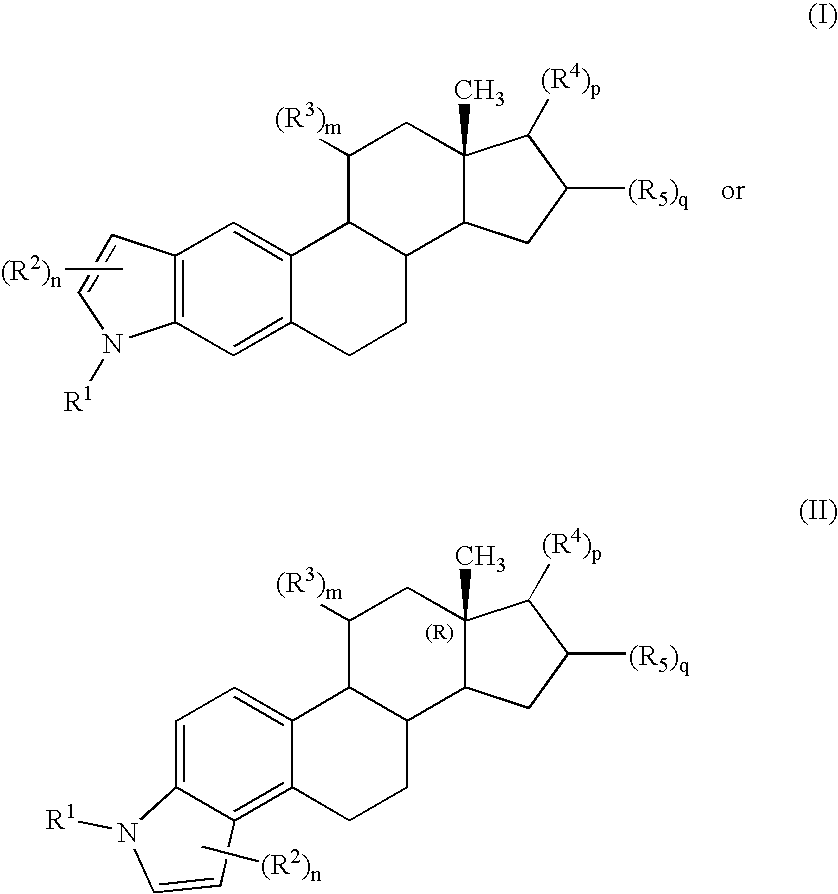 Estrieno[3,2-b]/[3,4-c]pyrrole derivatives useful as modulators of the estrogen receptors