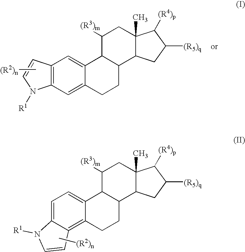 Estrieno[3,2-b]/[3,4-c]pyrrole derivatives useful as modulators of the estrogen receptors