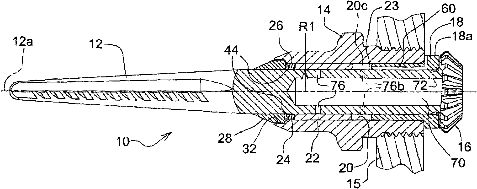 Cotton picker spindle with grease reservoir and a grease and dirt seal