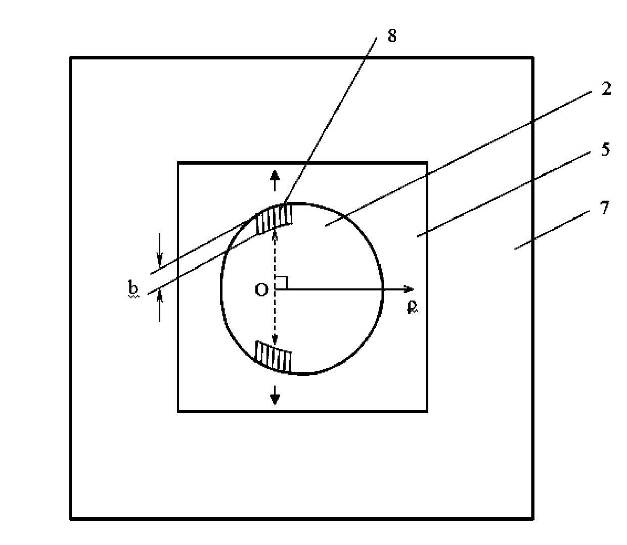 Non-disk cavity semiconductor laser with wavelength choice grating