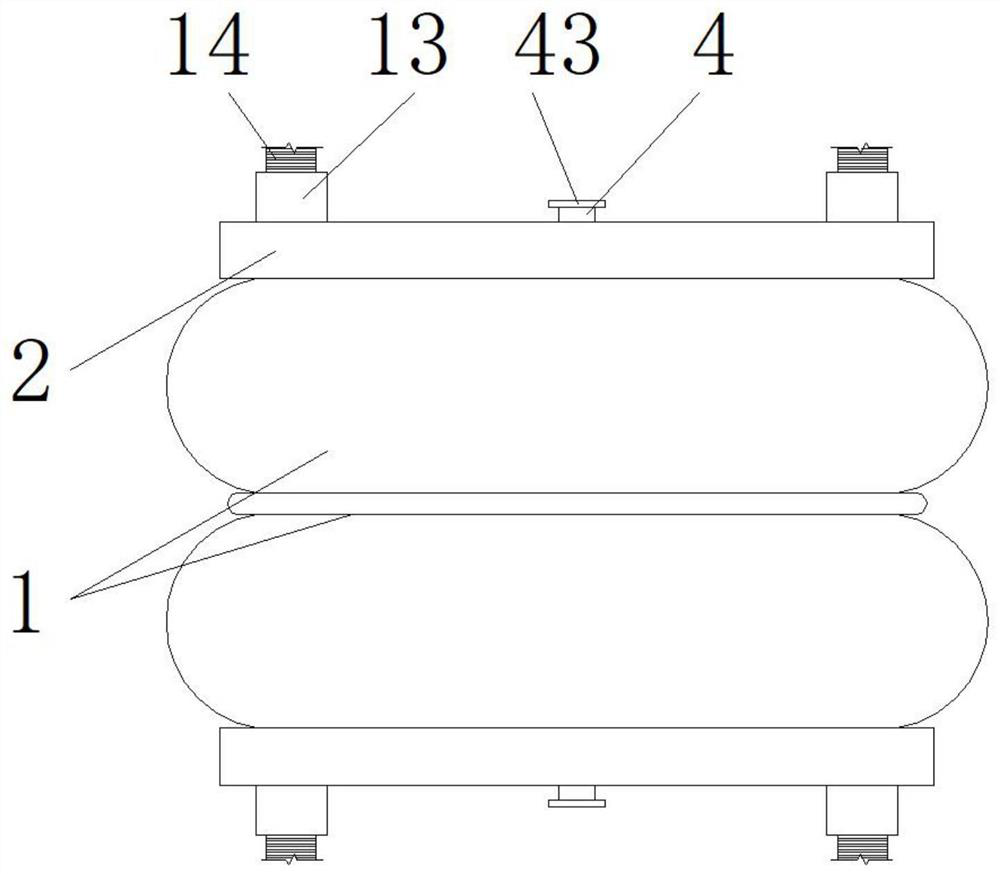 High-sealing-performance air spring for automobile