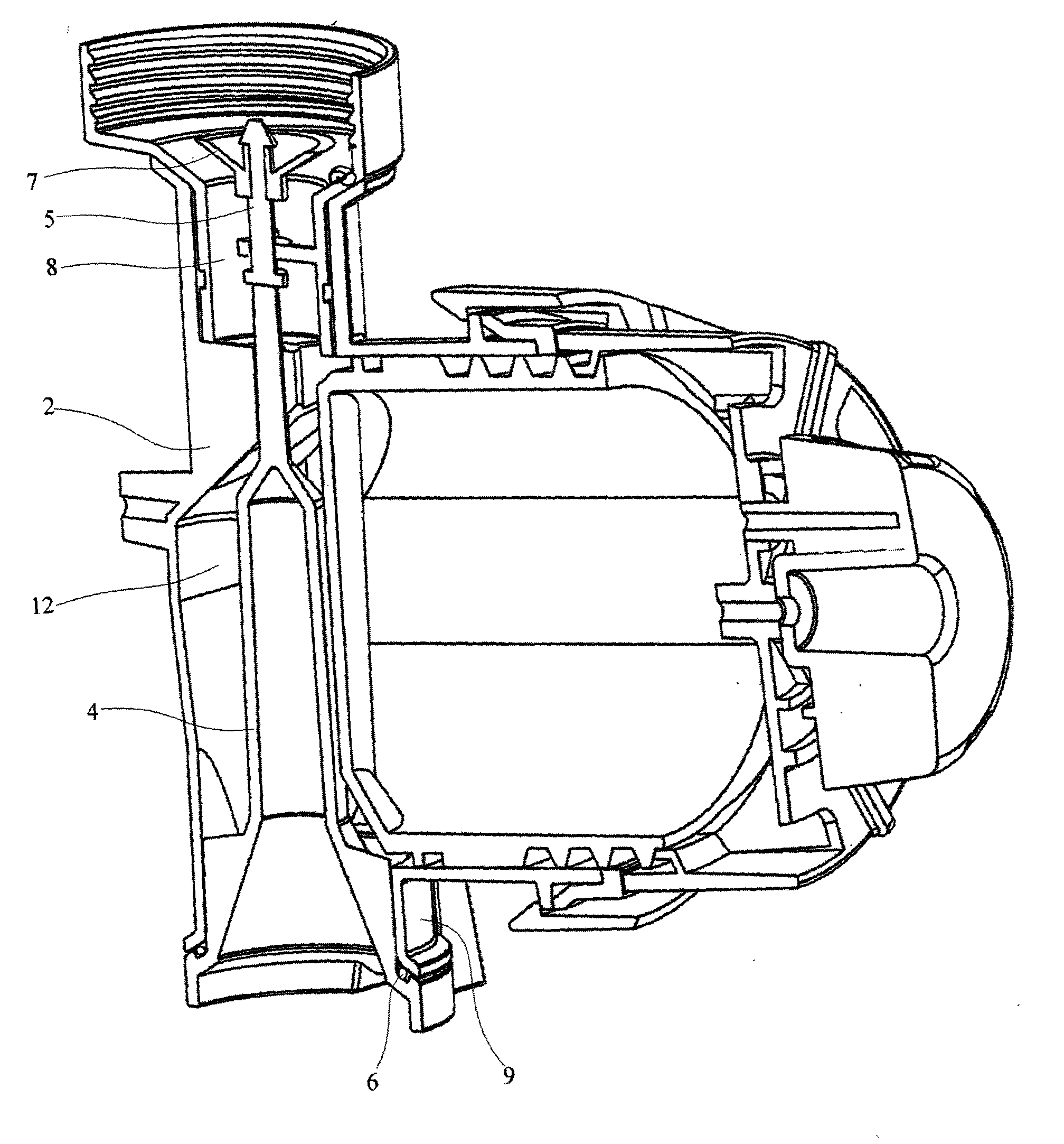 Valve body of a dosing device