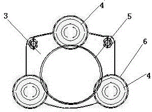 Guide wheel set for double-deck travel and electric hoist using the guide wheel set