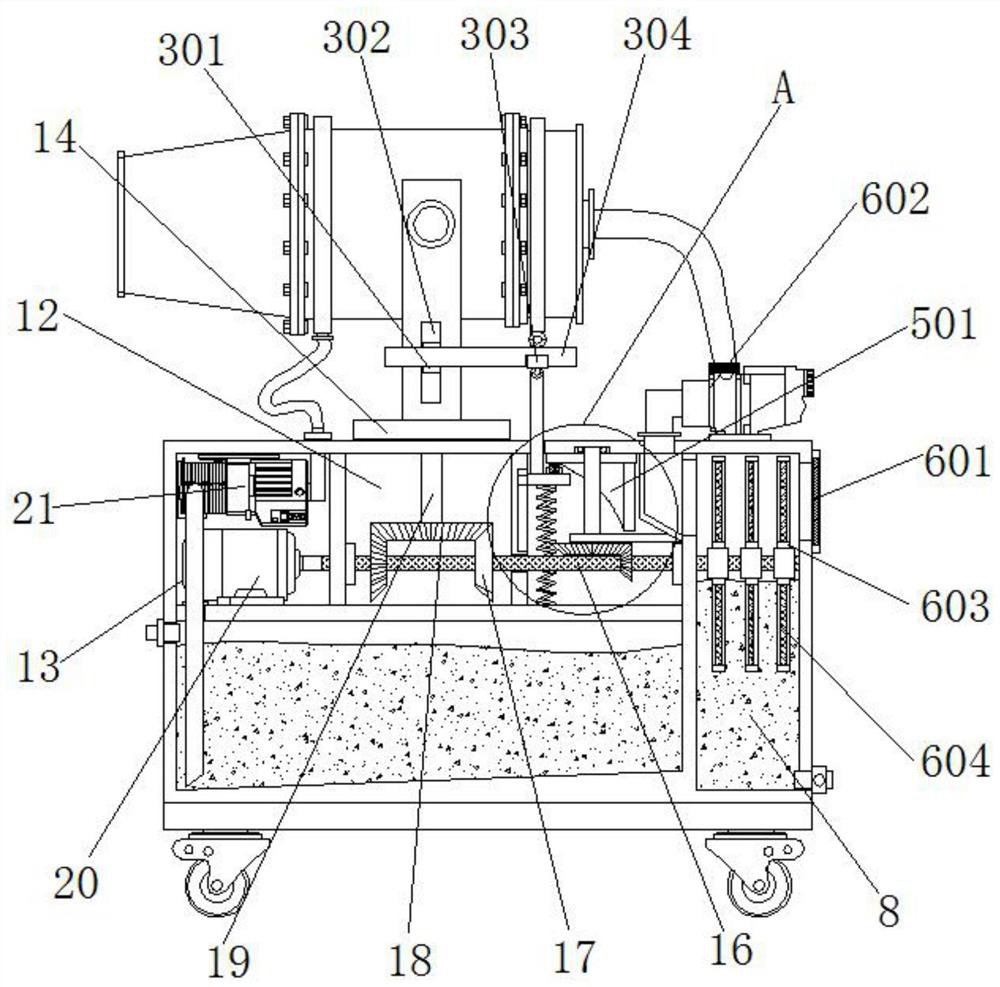 Building construction dust removal device