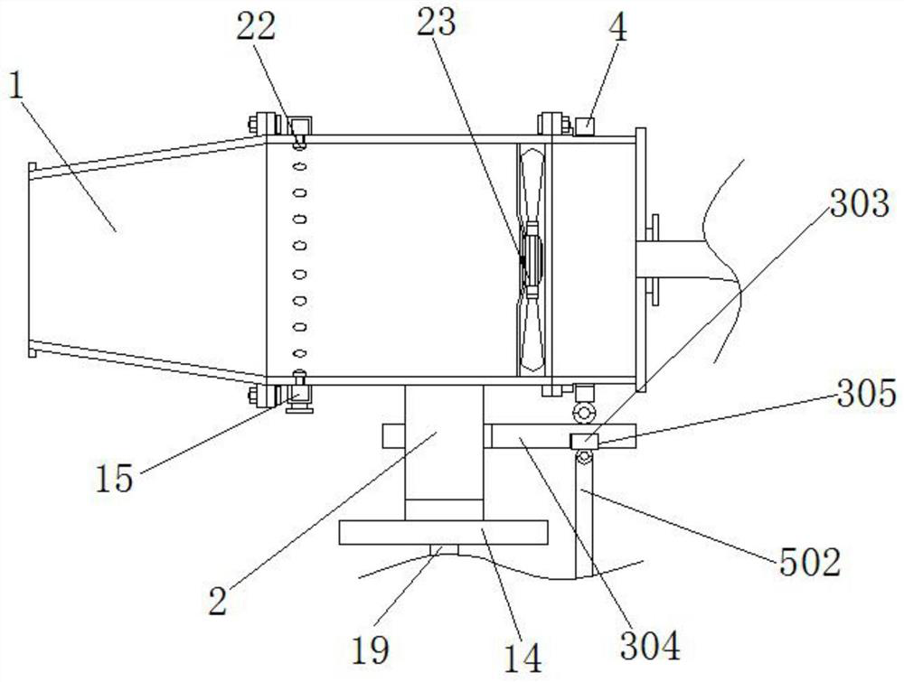 Building construction dust removal device