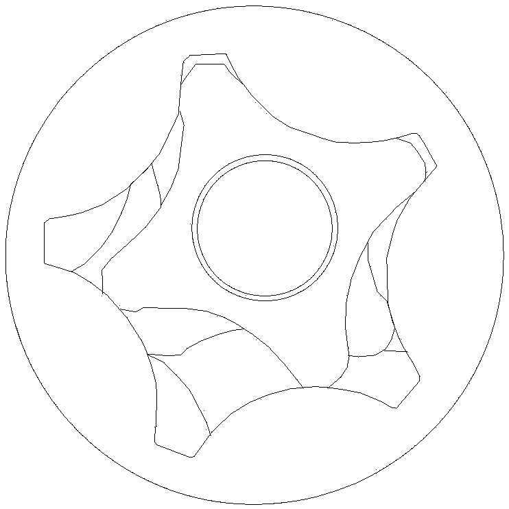 Different-position double-cycloid rotor oil pump