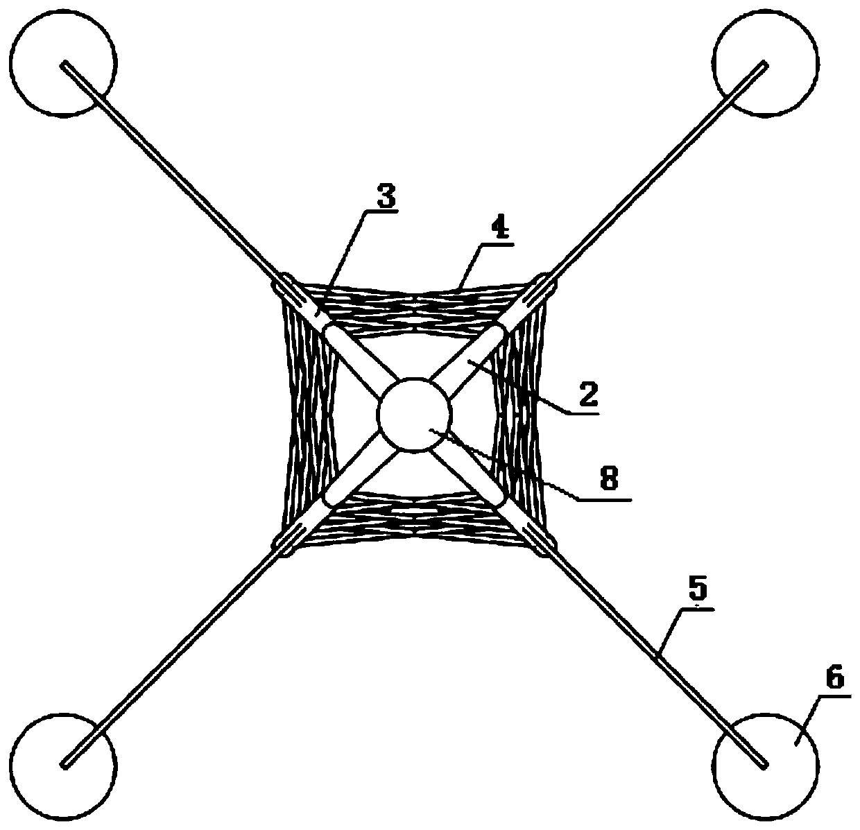 Offshore wind power combination foundation