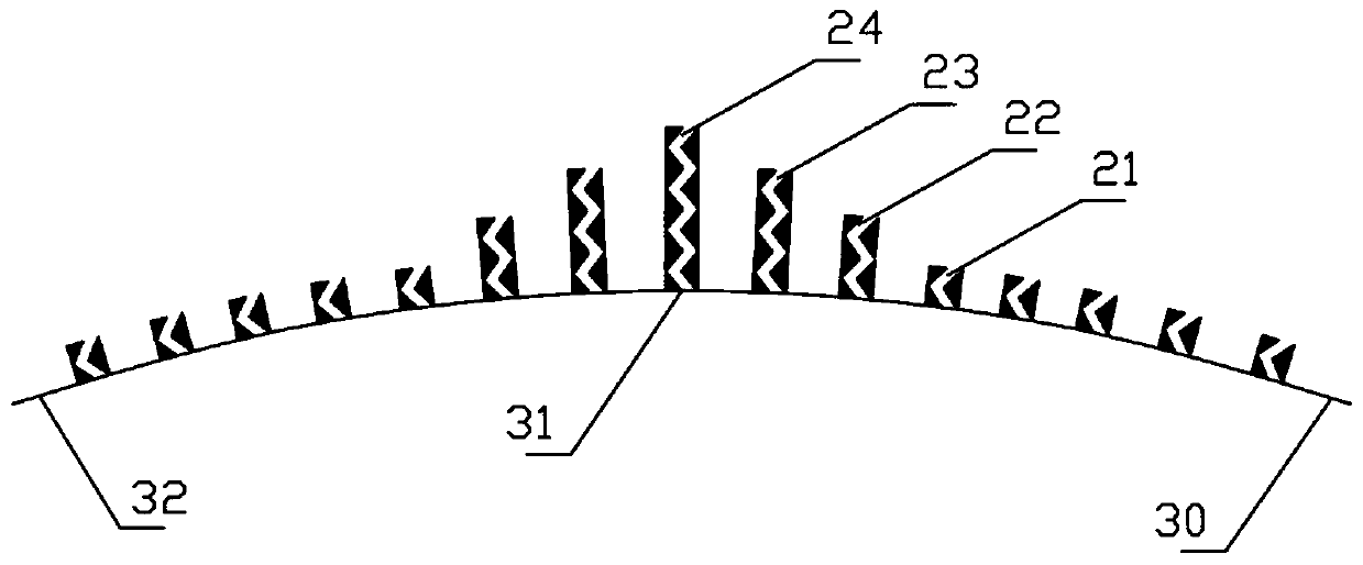 A visual guidance system for curved road sections of long bridges on expressways