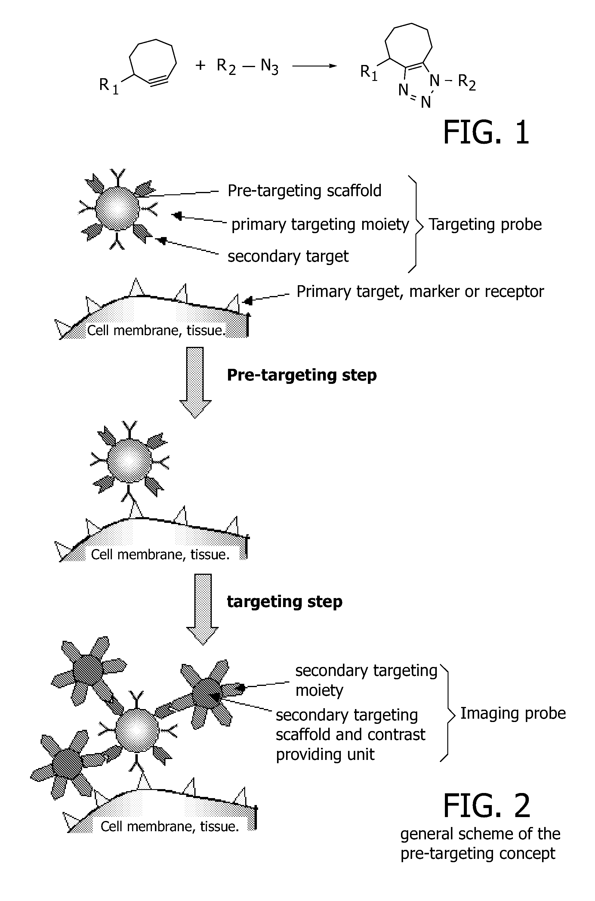 Targeted Imaging And/Or Therapy Using The [3+2] Azide-Alkyne Cycloaddition