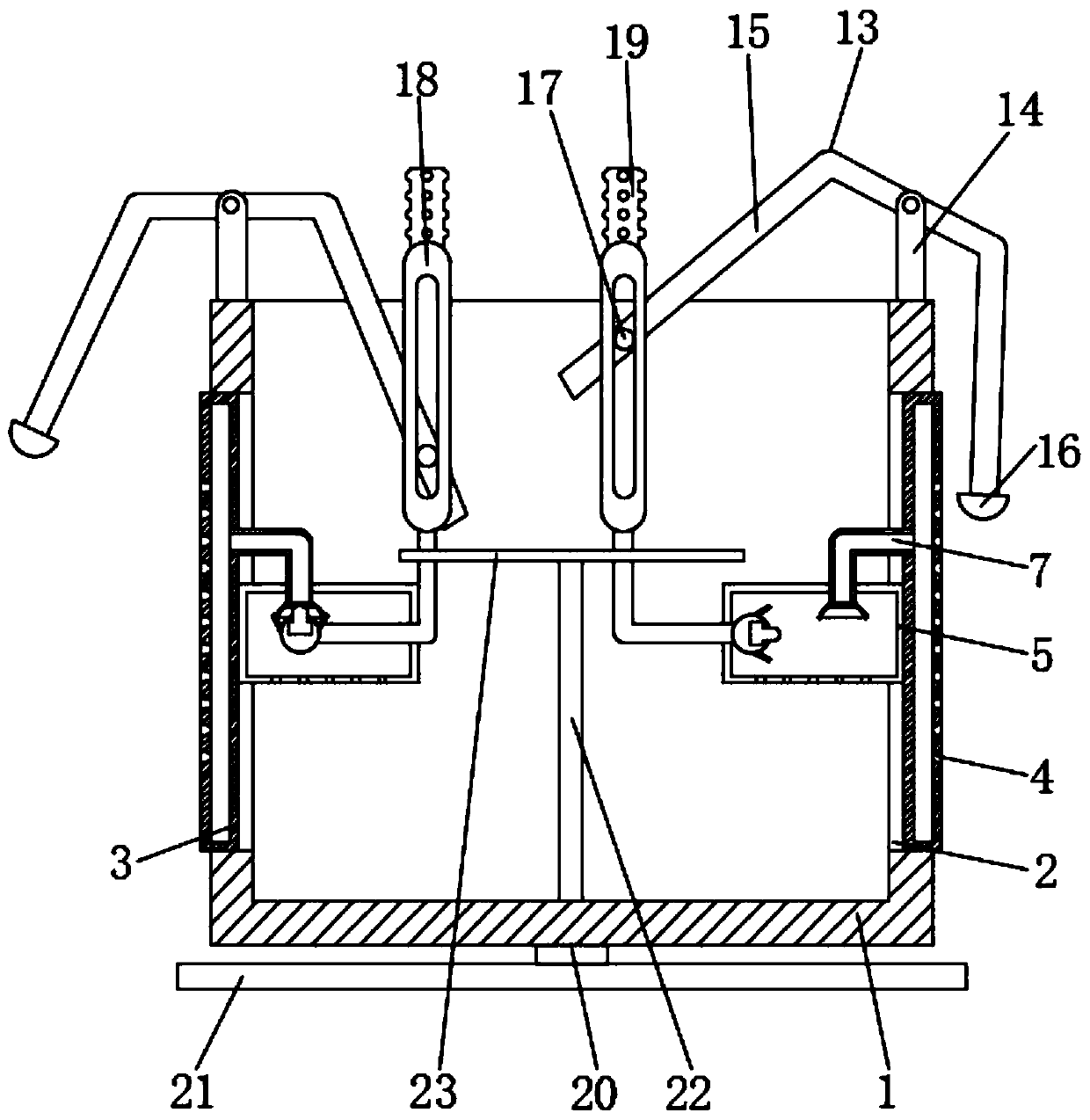 Display device for art design major teaching