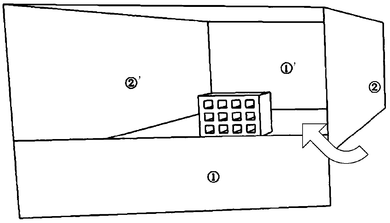 CFD-based wind environment assessment method for buildings considering the cross-flow effect of buildings