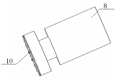 True three-dimensional sliding variable dimension loading box device used for geomechanical model test