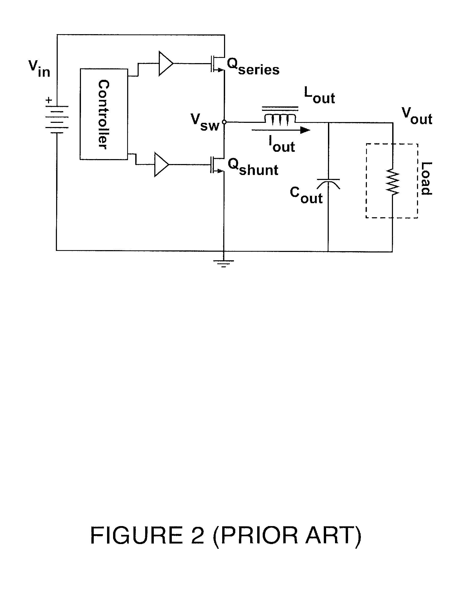 Stacked NMOS DC-to-DC power conversion