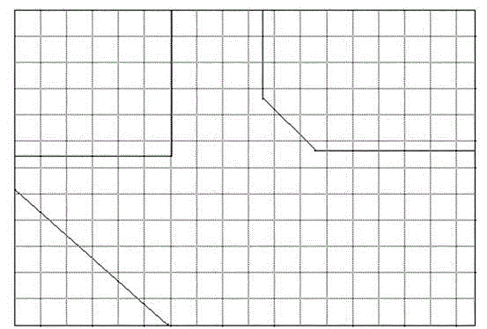 Map display method and device for LED lamp on virtual display terminal