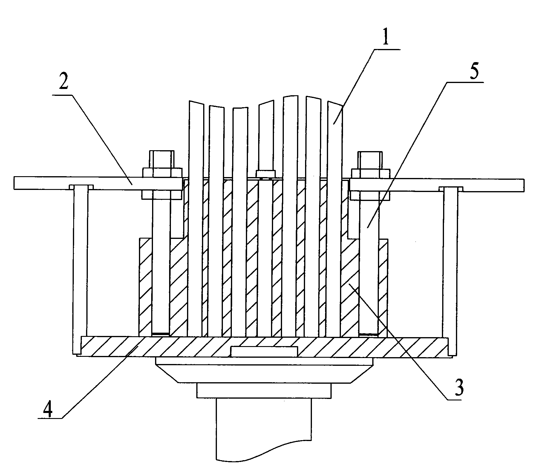 Medicinal powder filling device of fully-automatic capsule filling machine