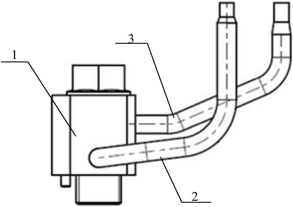 Engine and piston cooling nozzle assembly