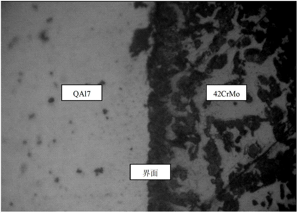 Steel-aluminum bronze bimetal material compounding method