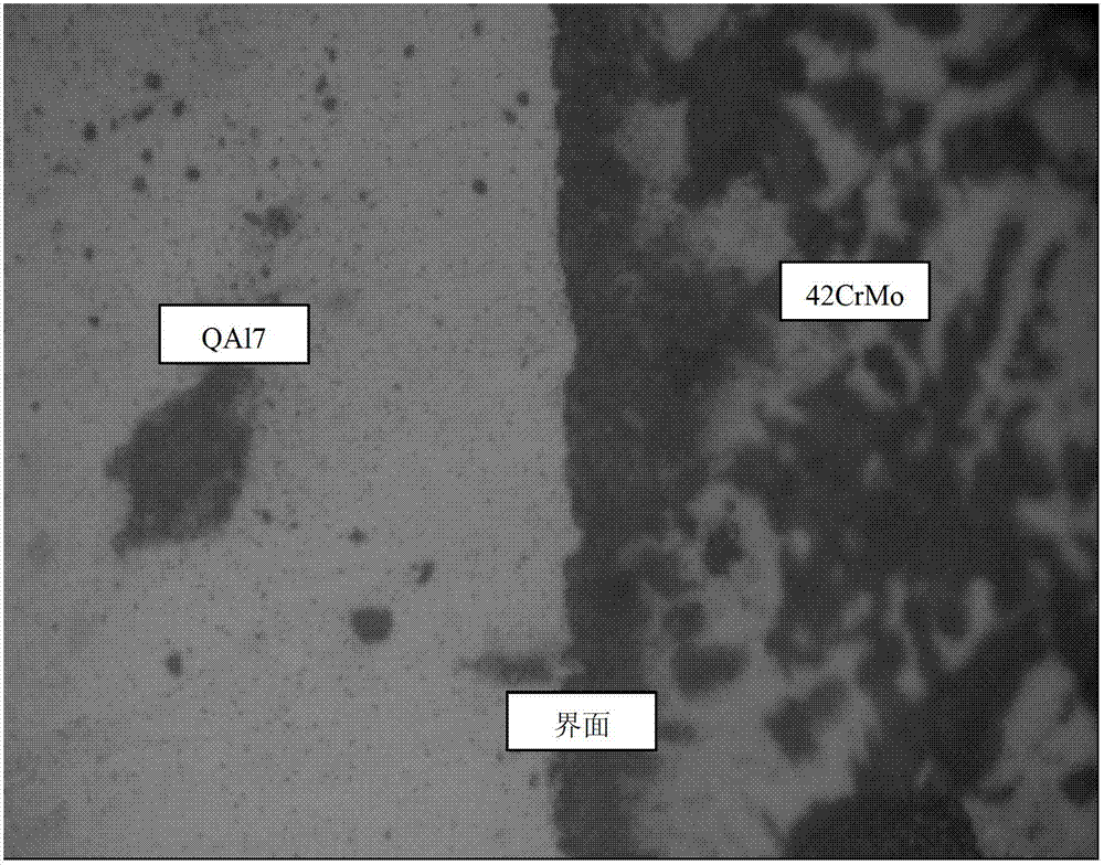 Steel-aluminum bronze bimetal material compounding method