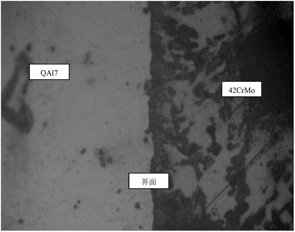 Steel-aluminum bronze bimetal material compounding method