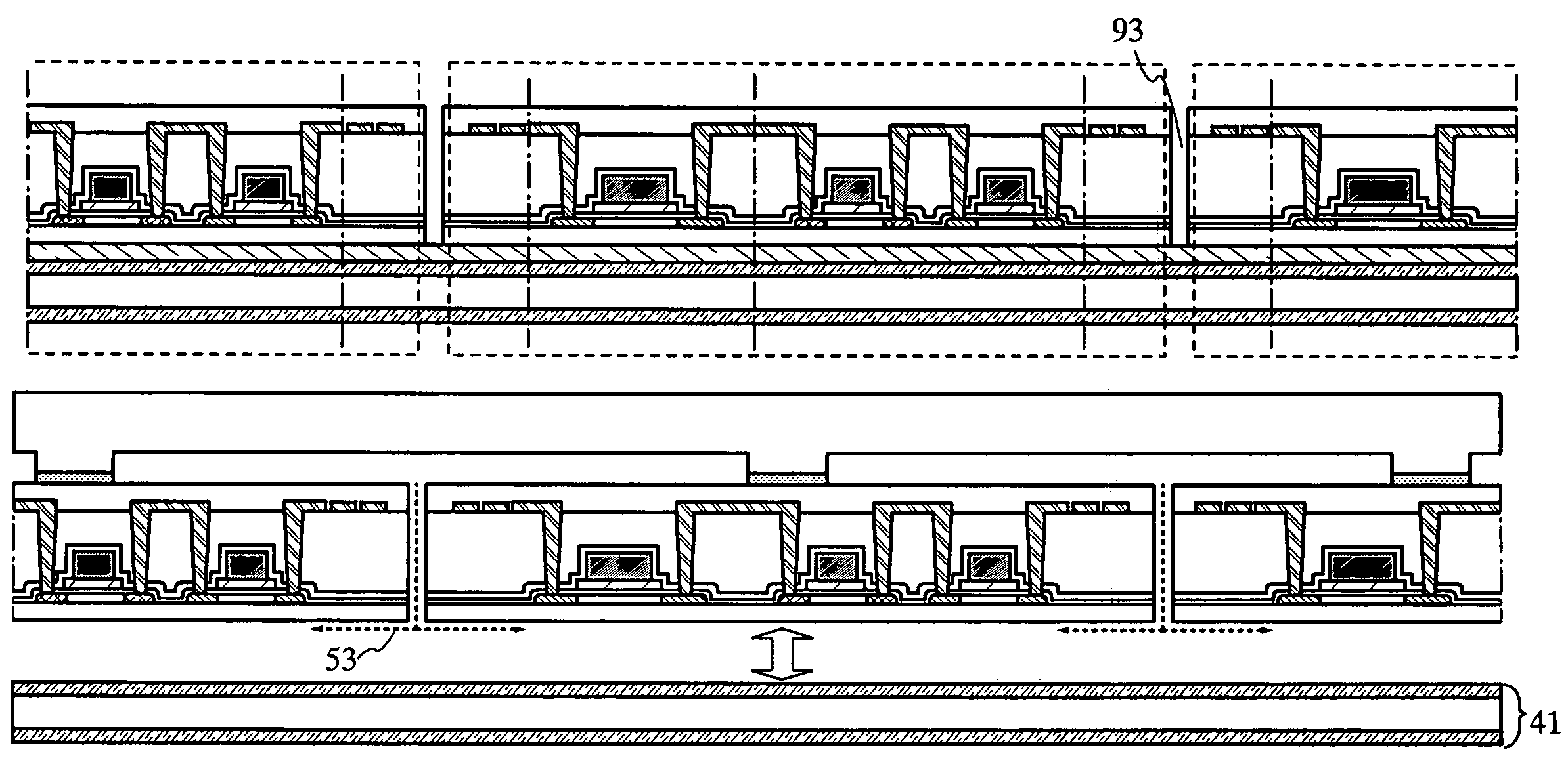 Manufacturing method of thin film integrated circuit device and manufacturing method of non-contact type thin film integrated circuit device