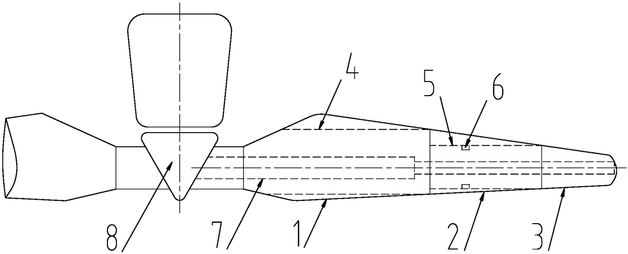 Telescopic wind power generation device