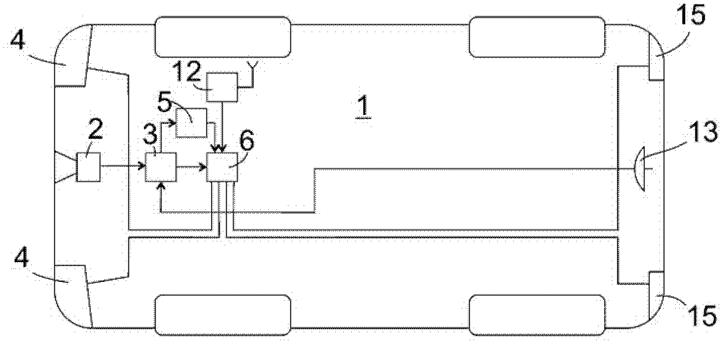 Motor vehicle with digital projectors