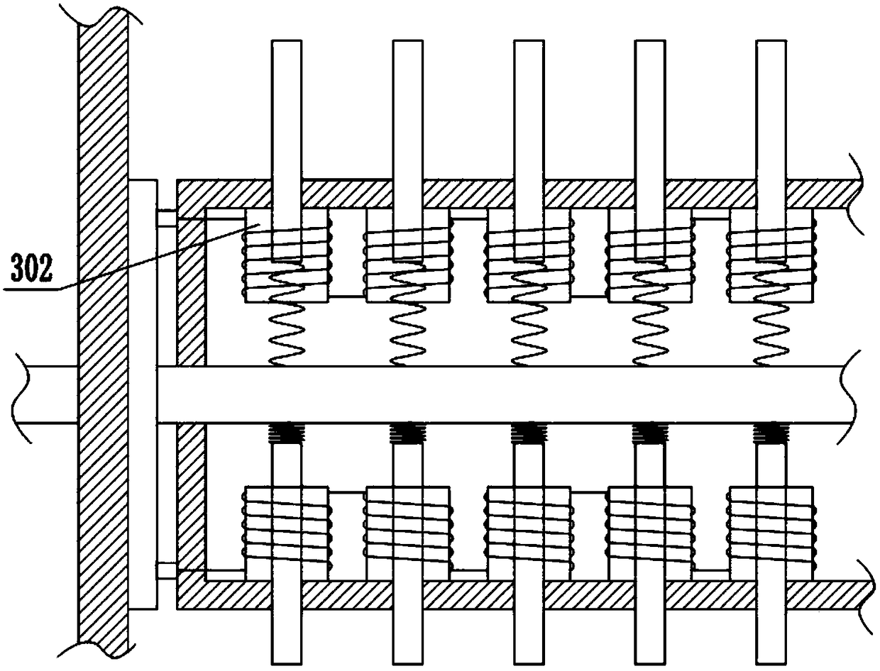 Metal separation device for construction waste